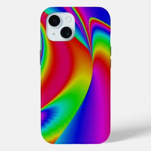 3D Abstracte regenboogkunst Case-Mate iPhone Case (Achterkant)