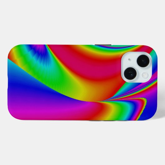 3D Abstracte regenboogkunst Case-Mate iPhone Case (Achterkant (horizontaal))