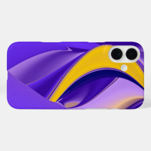 3D Abstracte regenboogkunst iPhone 16 Plus Hoesje