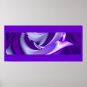 3D Abstracte regenboogkunst Poster (Voorkant)