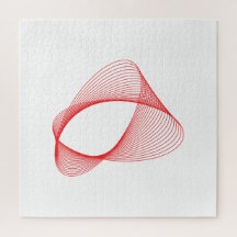 3D abstracte rode vorm