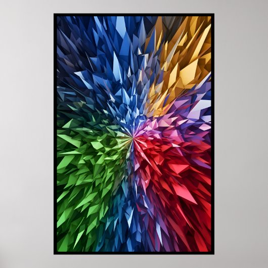 3D Accented Jewel Artwork Poster (Voorkant)