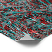 3D-Afbeelding. Hampton Lode Ferry, Shropshire, Eng Poster (Hoek)