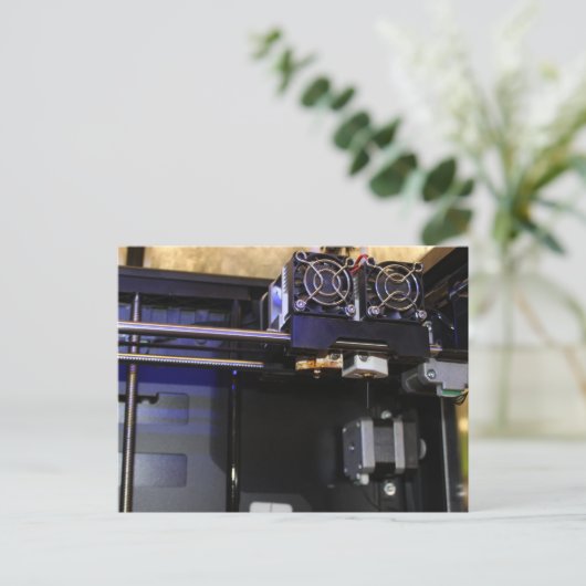 3D afdrukken Briefkaart (Staand voorkant)