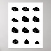 3D-afdrukken in Roof Forms Poster (Voorkant)