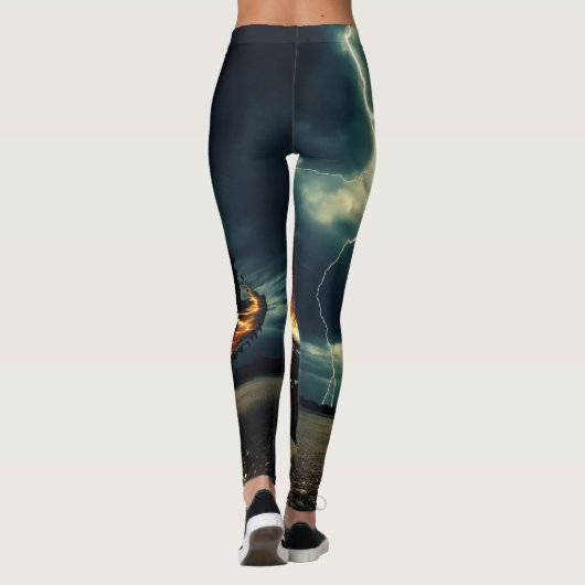 "3D-afdrukken" Leggings (Achterkant)