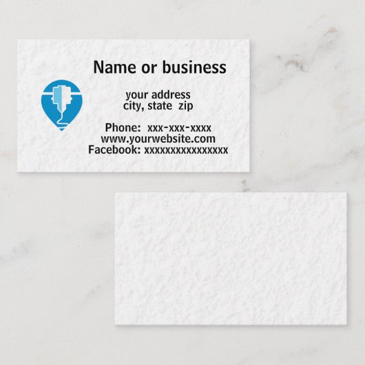 3D afdrukken Visitekaartje (Voorkant / Achterkant)