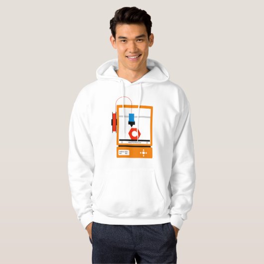 3D Afgedrukt Sweat Draag! Hoodie (Voorkant volledig)