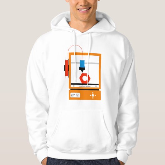 3D Afgedrukt Sweat Draag! Hoodie (Voorkant)