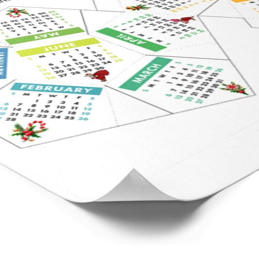 3D-agenda 2022 snijden Poster (Hoek)