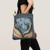 3D AI Paper Craft Canvas tas (Dichtbij)