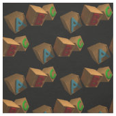 3D Alfabet Blokken Stof (Swatch)