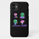 3D Alien Character Design Case-Mate iPhone Case (Achterkant)