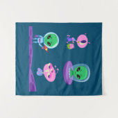 3D Alien Character Design Wandkleed (Voorkant (horizontaal))