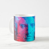 3d anaglyph effect. Covid-mutants. David Apollo. G Koffiemok (Voorkant links)