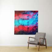 3d anaglyph effect. Covid-mutants. David Apollo. G Wandkleed (In Situ (horizontaal))