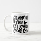 3D-animator Liefhebber van Katten Koffiemok (Links)