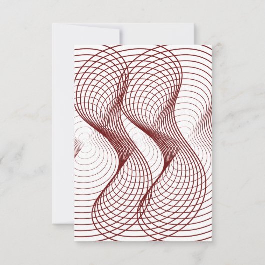 3D-appel van ons Geometrisch Baby shower van het O Bedankkaart (Achterkant)