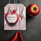 3D-appel van ons Geometrisch Baby shower van het O Cadeaulabel