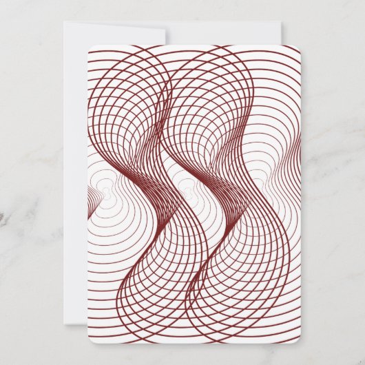 3D-appel van ons Geometrisch Baby shower van het O Kaart (Achterkant)