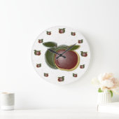 3D-appels (spetters) wandklok (Huis)