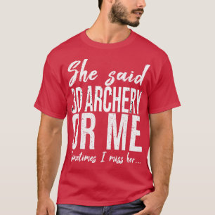 3D Archery grappig geschenk T-shirt