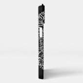 3D Art Arabische Letters Zwart iPhone Hoesje (Rechterkant)