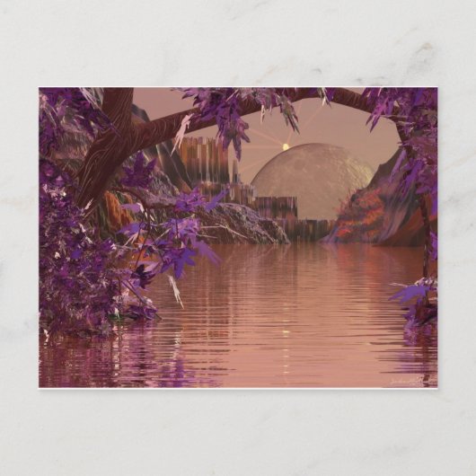3d art drempel van een droom briefkaart (Voorkant)