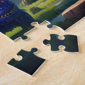 3D Art Fantasy Wereld Grappige Schattige Monsters Legpuzzel (Zijkant)