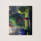 3D Art Fantasy Wereld Grappige Schattige Monsters Legpuzzel (Verticaal)