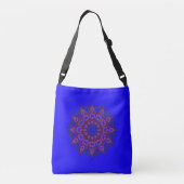3D Art Mandala Cross Body Bag Crossbody Tas (Achterkant)