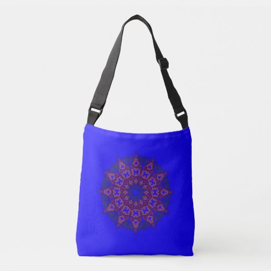 3D Art Mandala Cross Body Bag Crossbody Tas (Voorkant)
