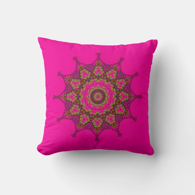 3D Art Mandala Sierkussen (Voorkant)