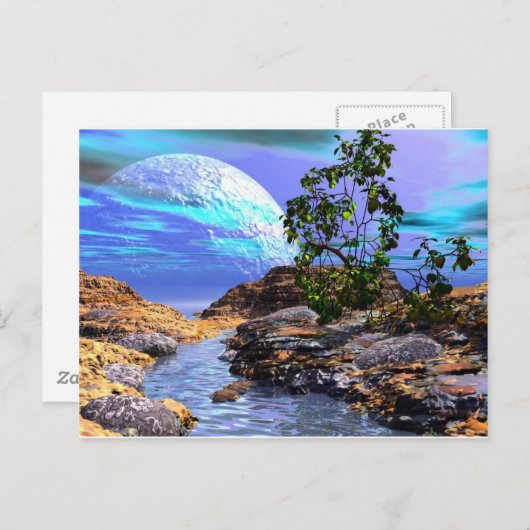 3d art seeing is believing briefkaart (Voorkant / Achterkant)