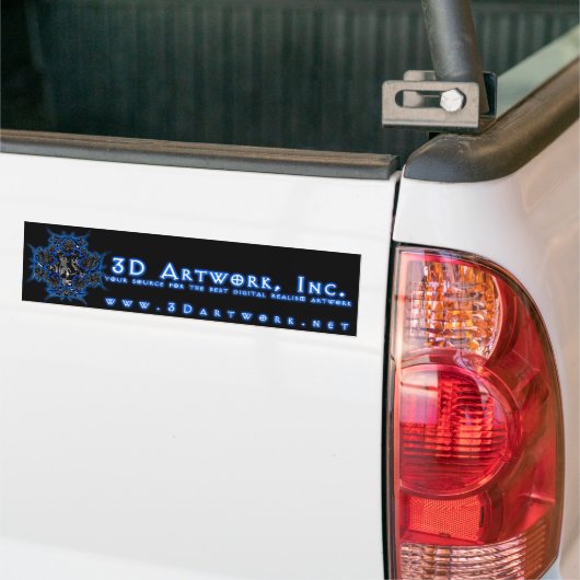 3D Artwork, Inc. Bumpersticker (Op Truck)
