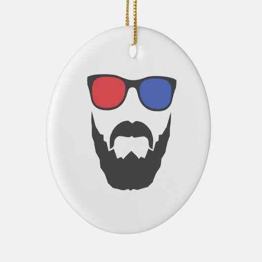 3D-baard Keramisch Ornament (Rechts)