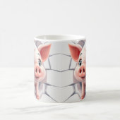 3D Baby Varken mok Wrap, 3D mok Wrap ontwerp (Center)