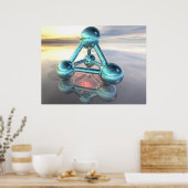 3D-bal Poster (Keuken)