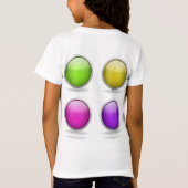 3D Ball Buttonnen Meisje Borst Terug T-shirt Grapp (Achterkant)