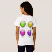 3D Ball Buttonnen Meisje Borst Terug T-shirt Grapp (Achterkant volledig)