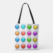 3D Balls Buttonnen Grappige Joke Trick Tote Bag (Achterkant)