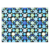 3D Balls Pattern.01.b Black BG Tafelkleed (Voorkant (Horizontaal))