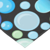 3D Balls Pattern.01.b Black BG Tafelkleed (Gekanteld)