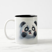 3D Bang Panda Beer Funny Animals Tweekleurige Koffiemok (Links)