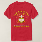 3d Bataljon 6e Infanteriebrigade van Berlijn X T-shirt (Design voorkant)