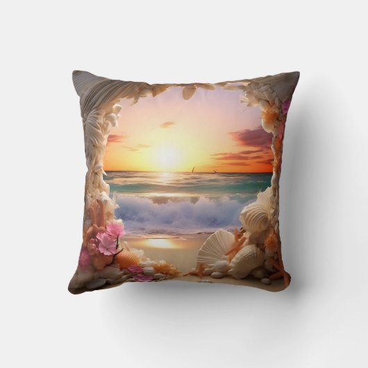 3D beach cushion Kussen (Achterkant)
