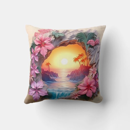 3D beach cushion Kussen (Achterkant)