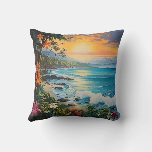 3D beach cushion Kussen (Achterkant)