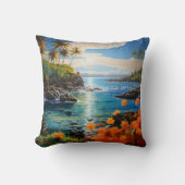 3D beach cushion Kussen (Voorkant)