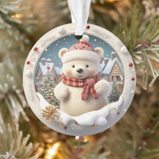 3D Beer kerstversiering Ornament (Boom)